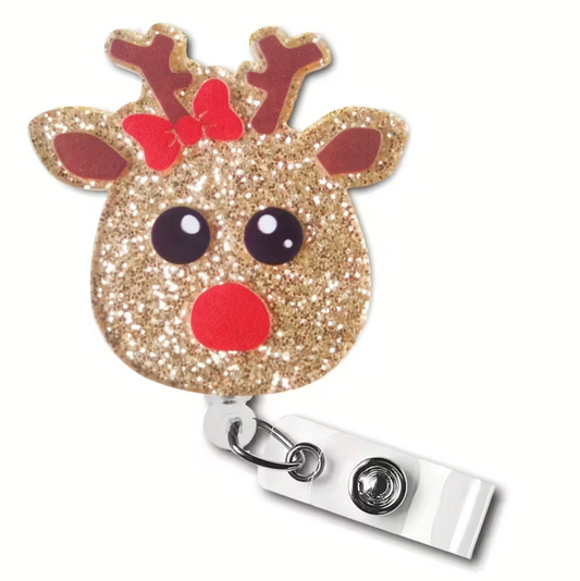 Reindeer Badge Holder