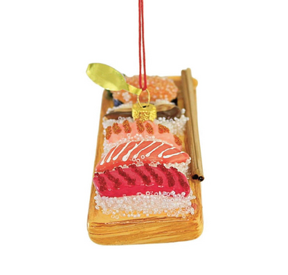 Deluxe Sushi Board Ornament