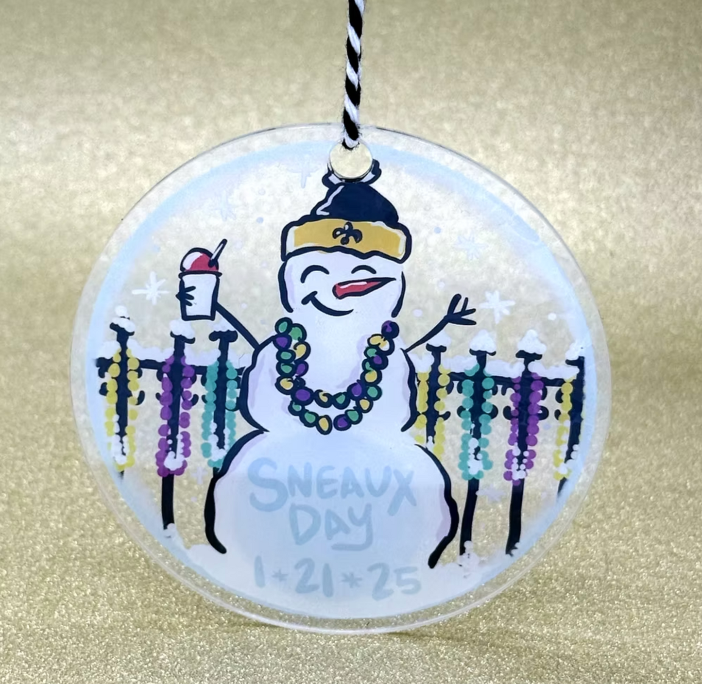 Sneaux Day Ornament