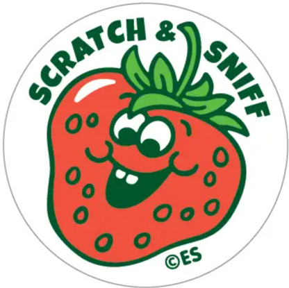 Strawberry Scratch & Sniff Stickers