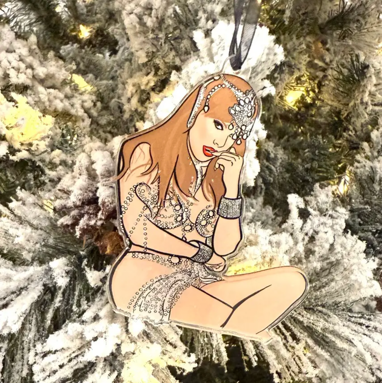 Showgirl Acrylic Ornament