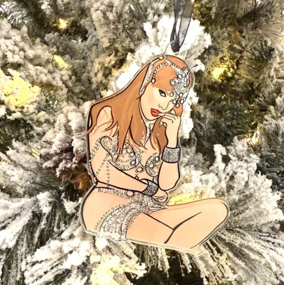 Showgirl Acrylic Ornament