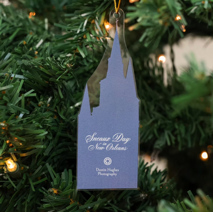 Cathedral in the Snow Acrylic Ornament