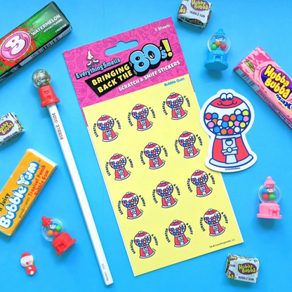 Bubble Gum Scratch & Sniff Stickers