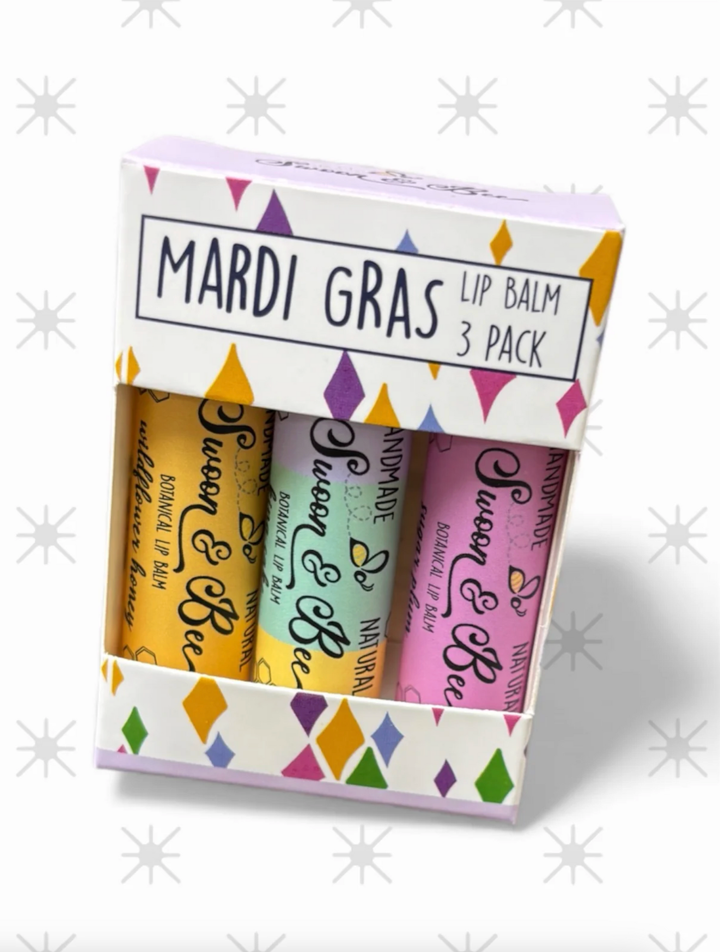 Mardi Gras Lip Balm Pack