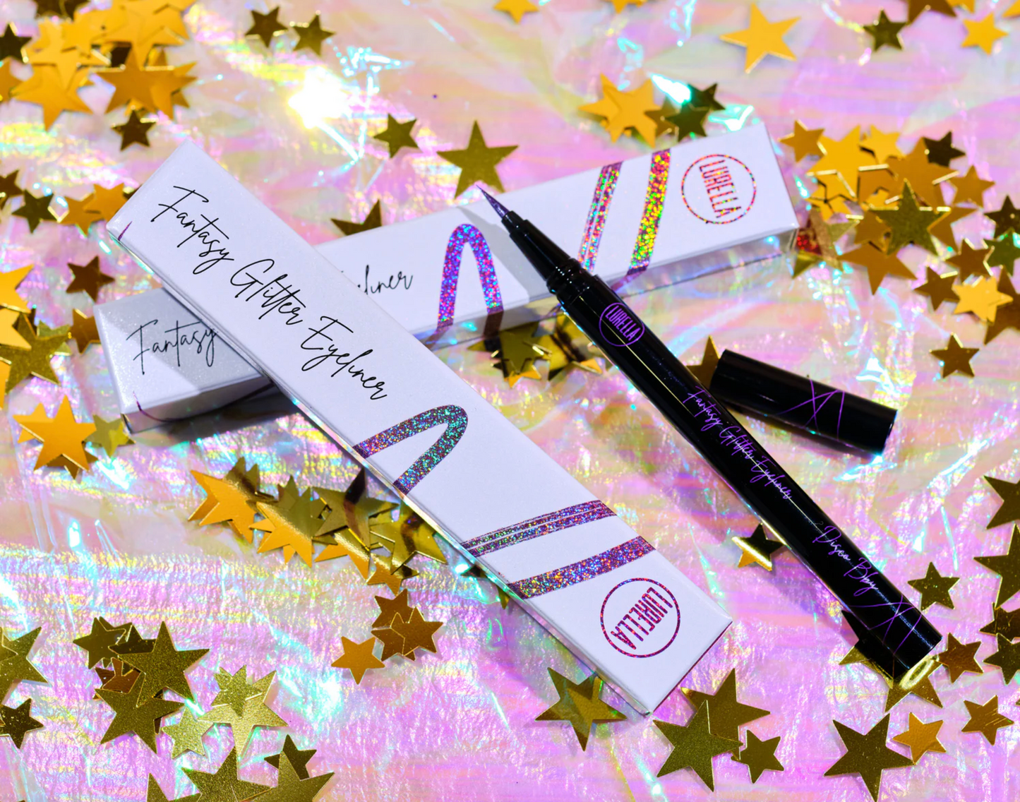 Purple Glitter Eye Liner