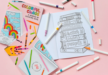 Colorful Chaos Coloring Book