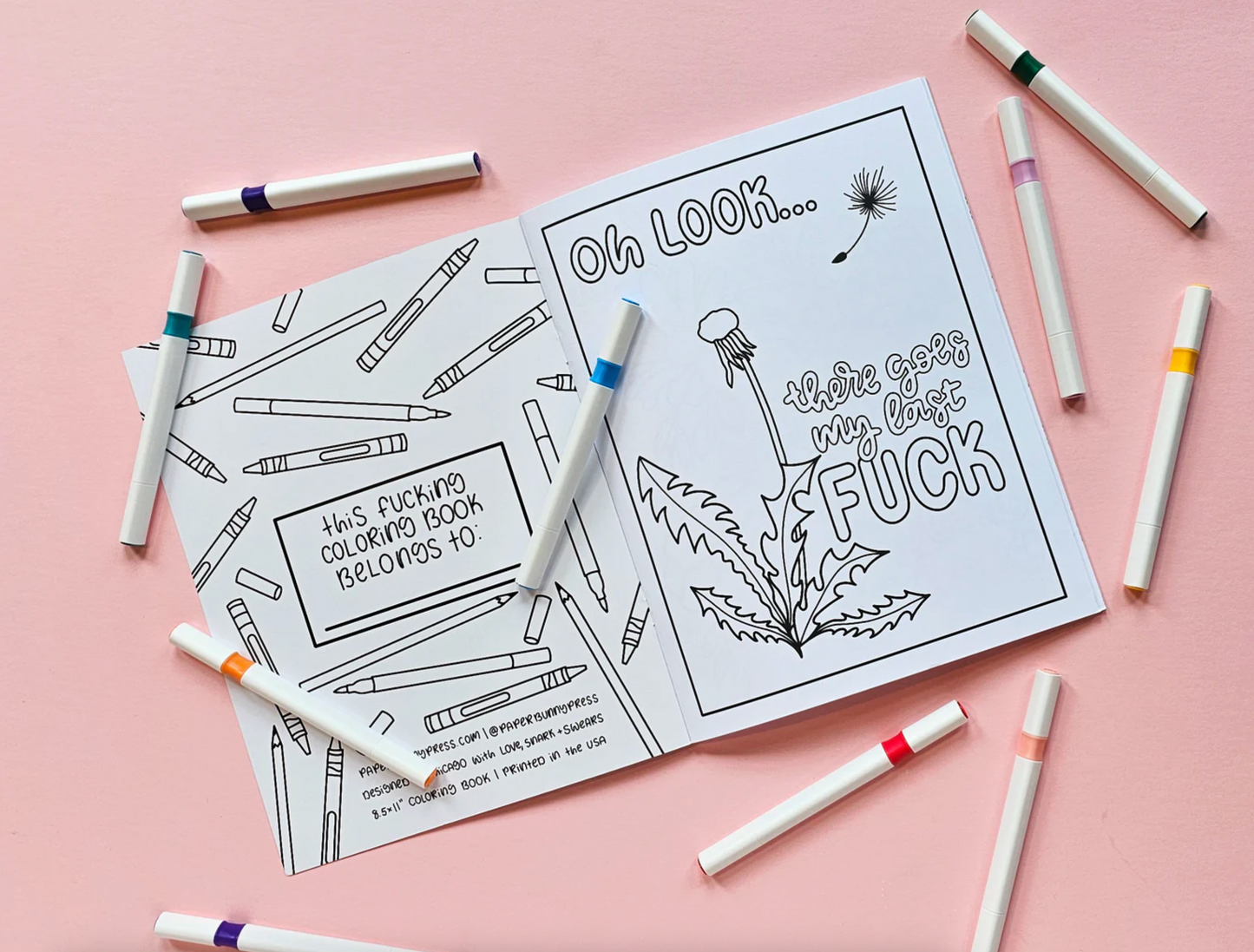 Colorful Chaos Coloring Book