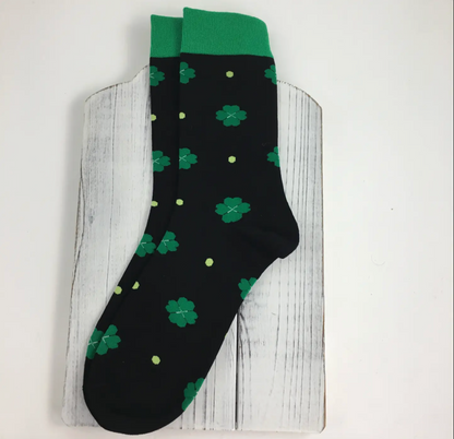 Clover and Polka Dot Socks