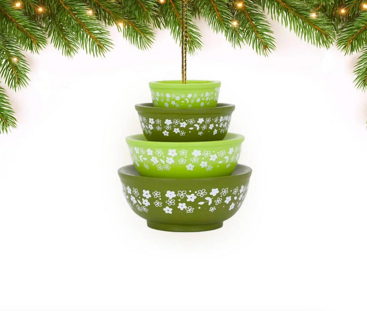 Vintage Pyrex Stack Ornament