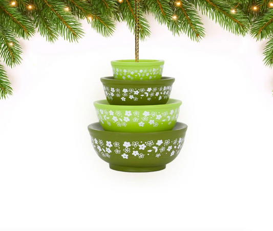 Vintage Pyrex Stack Ornament