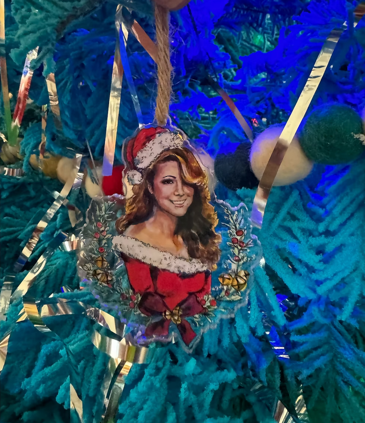 Mariah Carey Acrylic Ornament