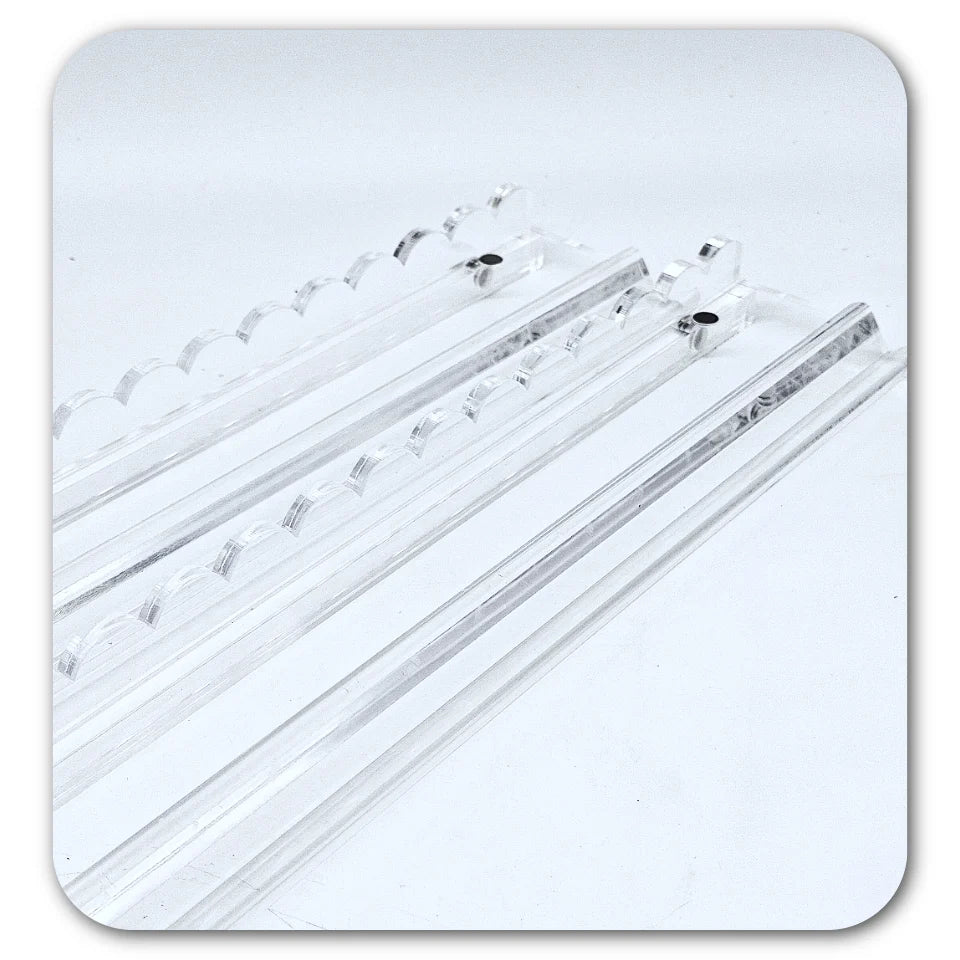 Mahjong Rack with Pusher, Clear