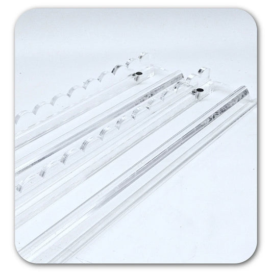 Mahjong Rack with Pusher, Clear