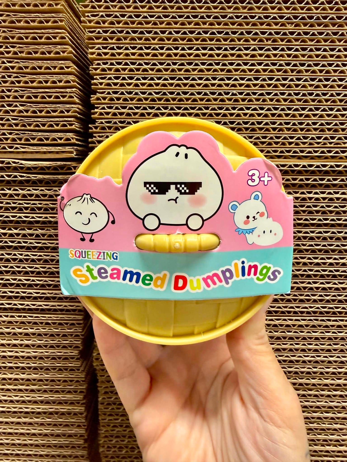Squishy Dumpling Toy, Mini Trio