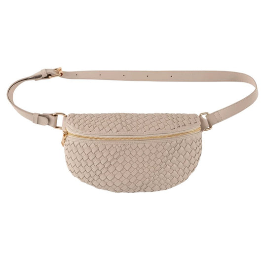 Woven Sling Bag, Stone