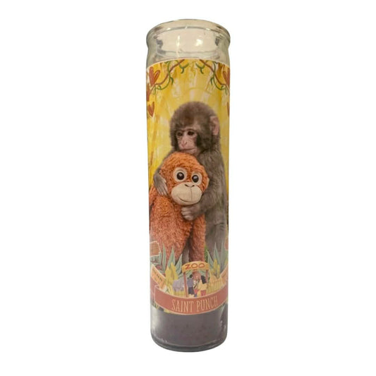 Punch the Monkey Luminary Candle