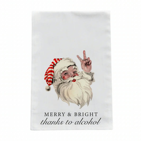 Merry & Bright Alcohol Towel