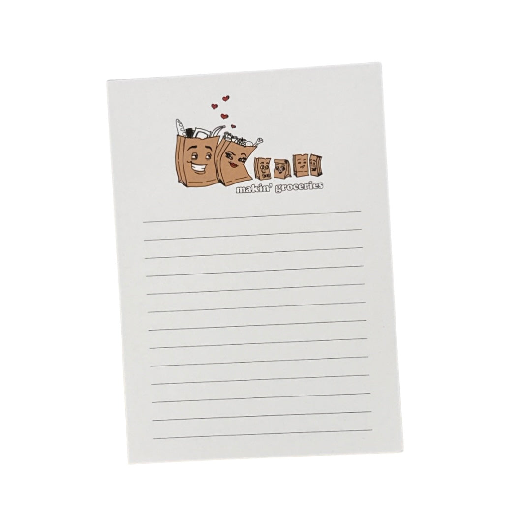 Makin' Groceries Notepad