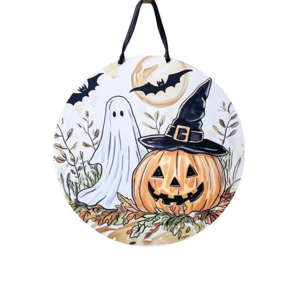 Autumn Halloween Door Hanger