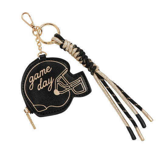 Game Day Helmet Charm Keychain