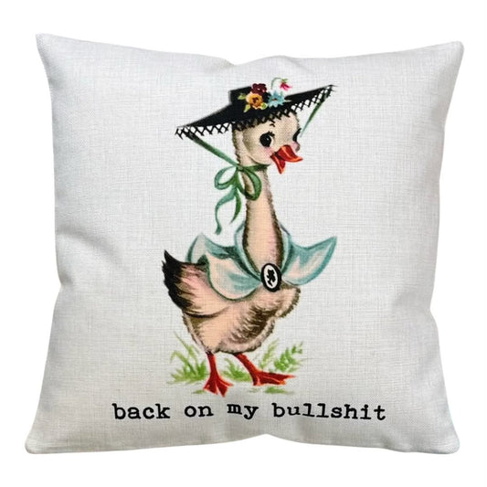 Back on my Bullshit Pillow