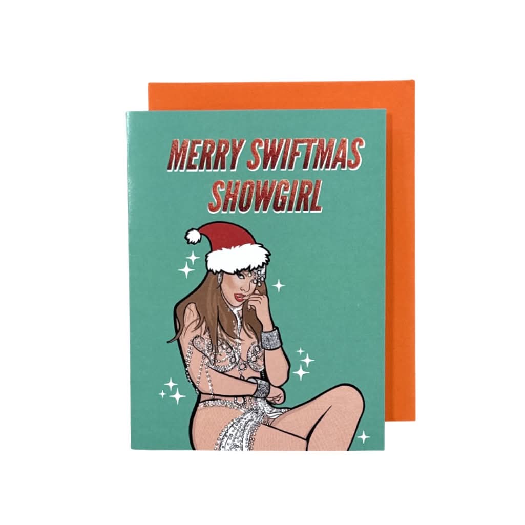Merry Swiftmas Showgirl Card