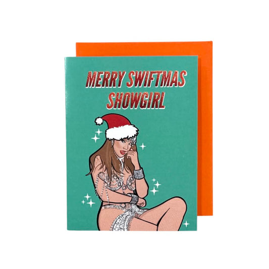 Merry Swiftmas Showgirl Card