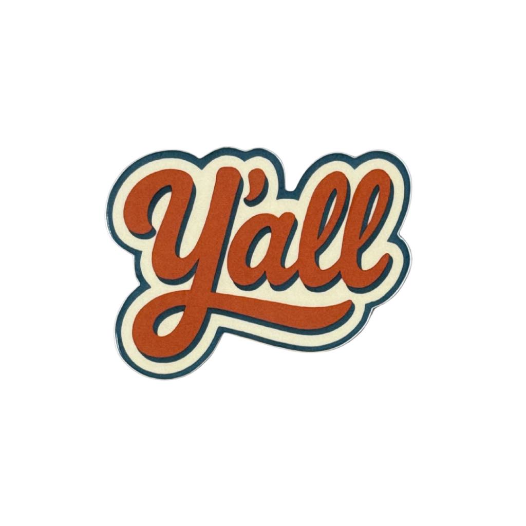 Y'all Cutout Sticker
