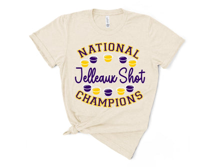 National Jelleaux Shot Champions Tee