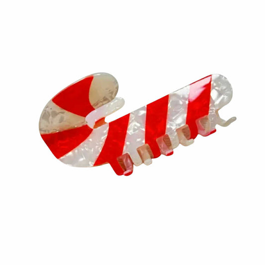 Candy Cane Claw Clip