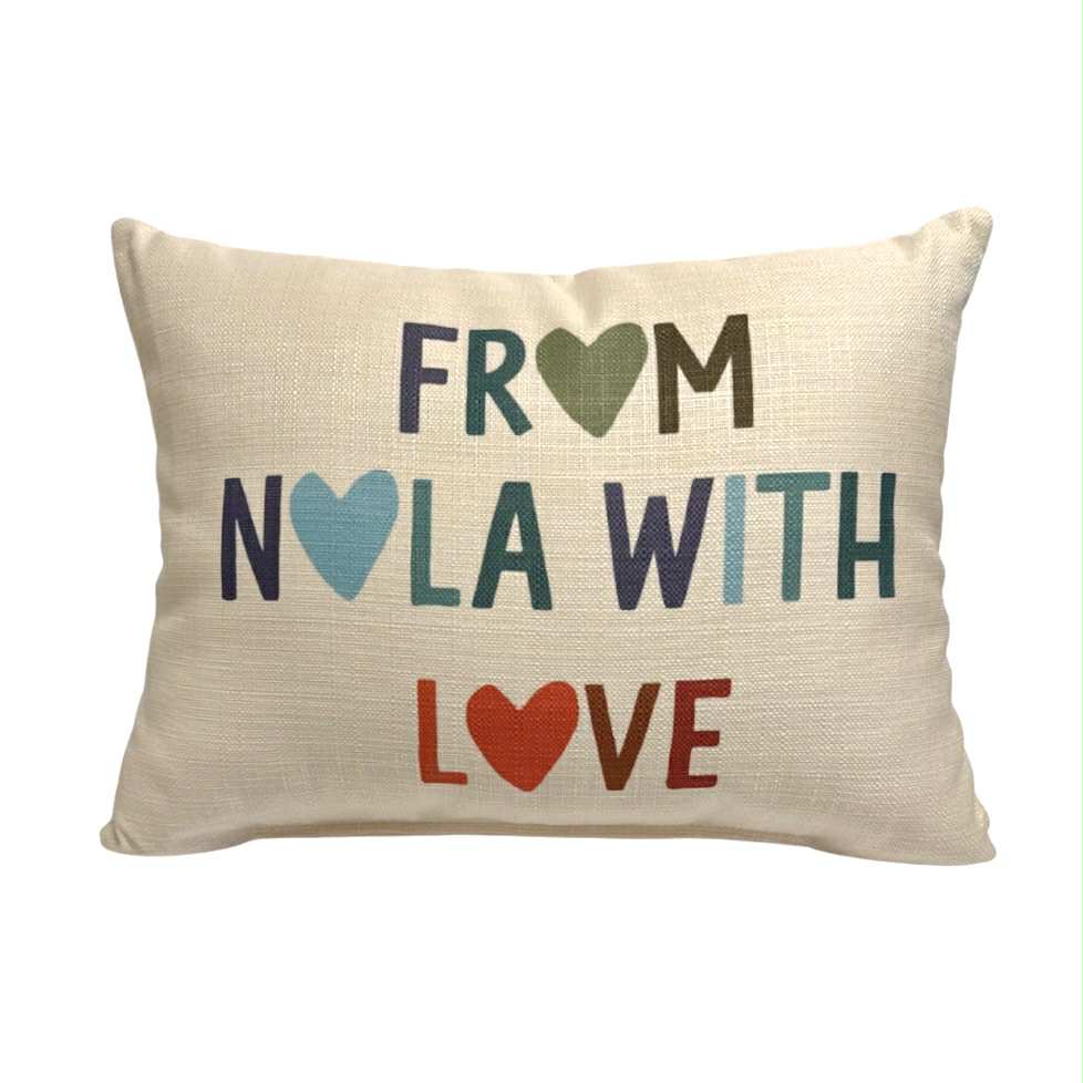 From NOLA with Love Pillow