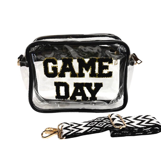 Game Day Patch Clear Bag, Black