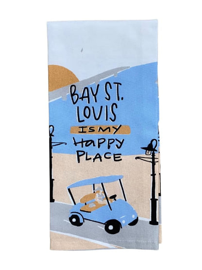 Bay St Louis is my Happy Place Towel