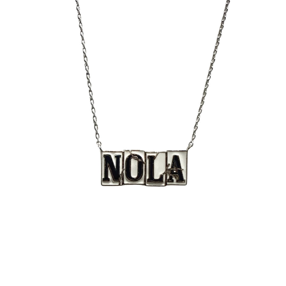 NOLA Tile Necklace