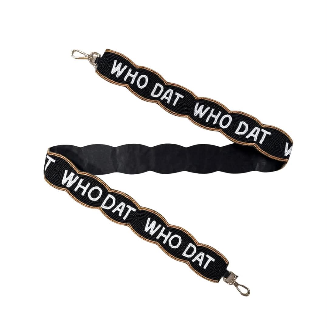 Who Dat Wide Purse Strap