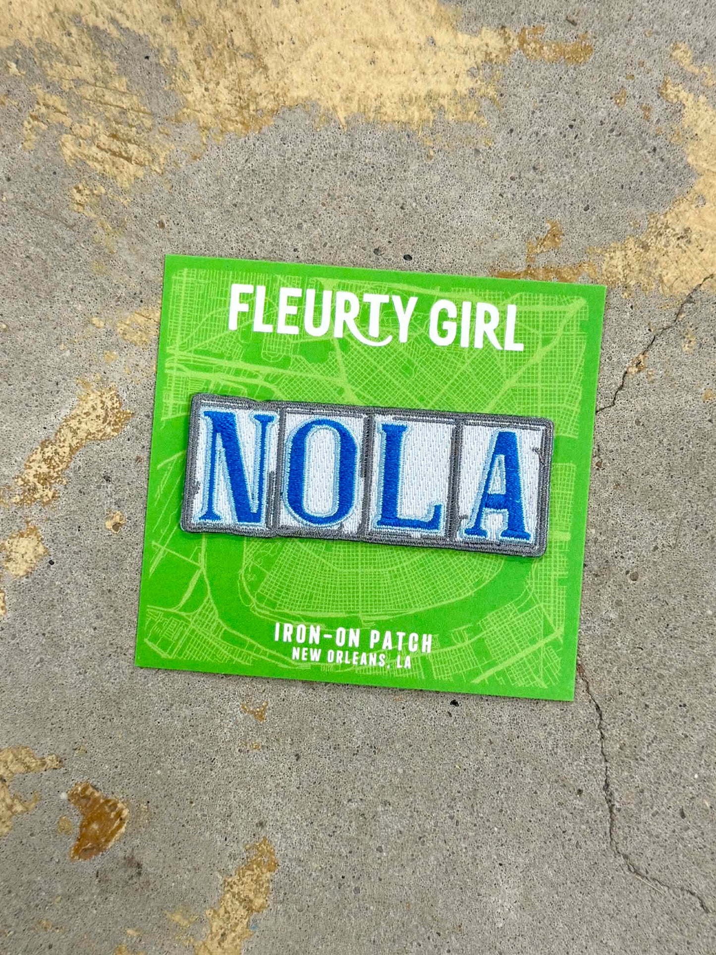 NOLA Tile Iron on Patch