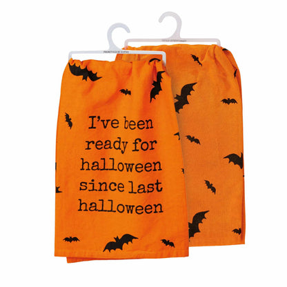 Ready Since Last Halloween Towel, Orange