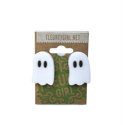 Ghost Stud Earrings