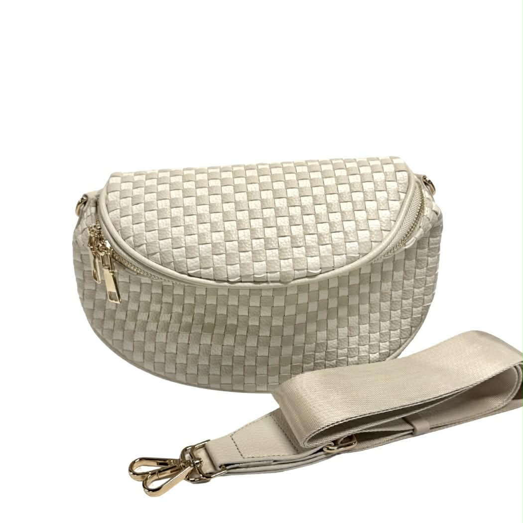 Oversized Woven Fanny Pack