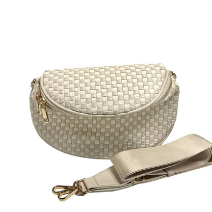 Oversized Woven Fanny Pack