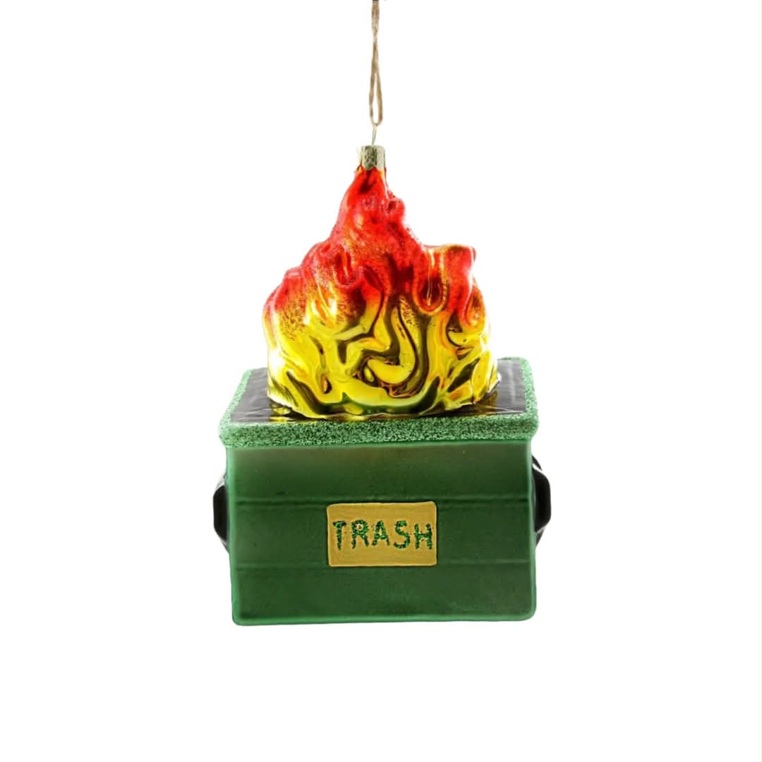 Dumpster Fire Ornament