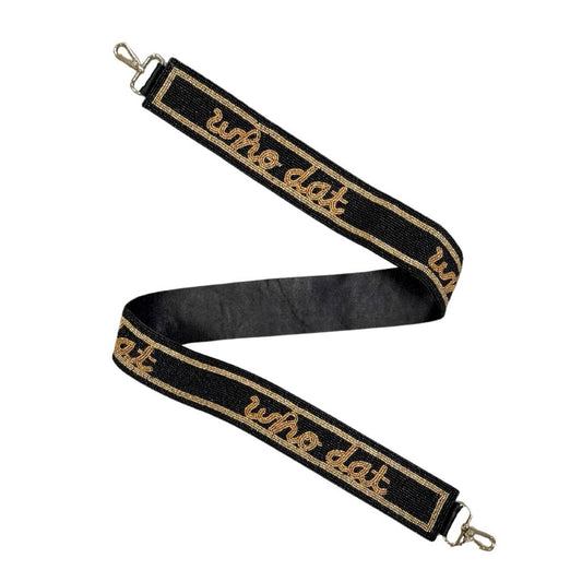 Who Dat Scrip Purse Strap, Wide