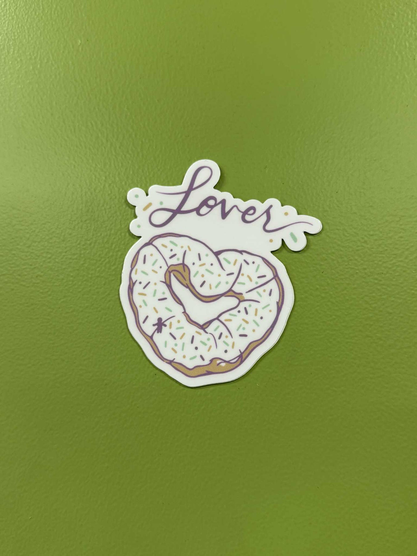 King Cake Lover Sticker