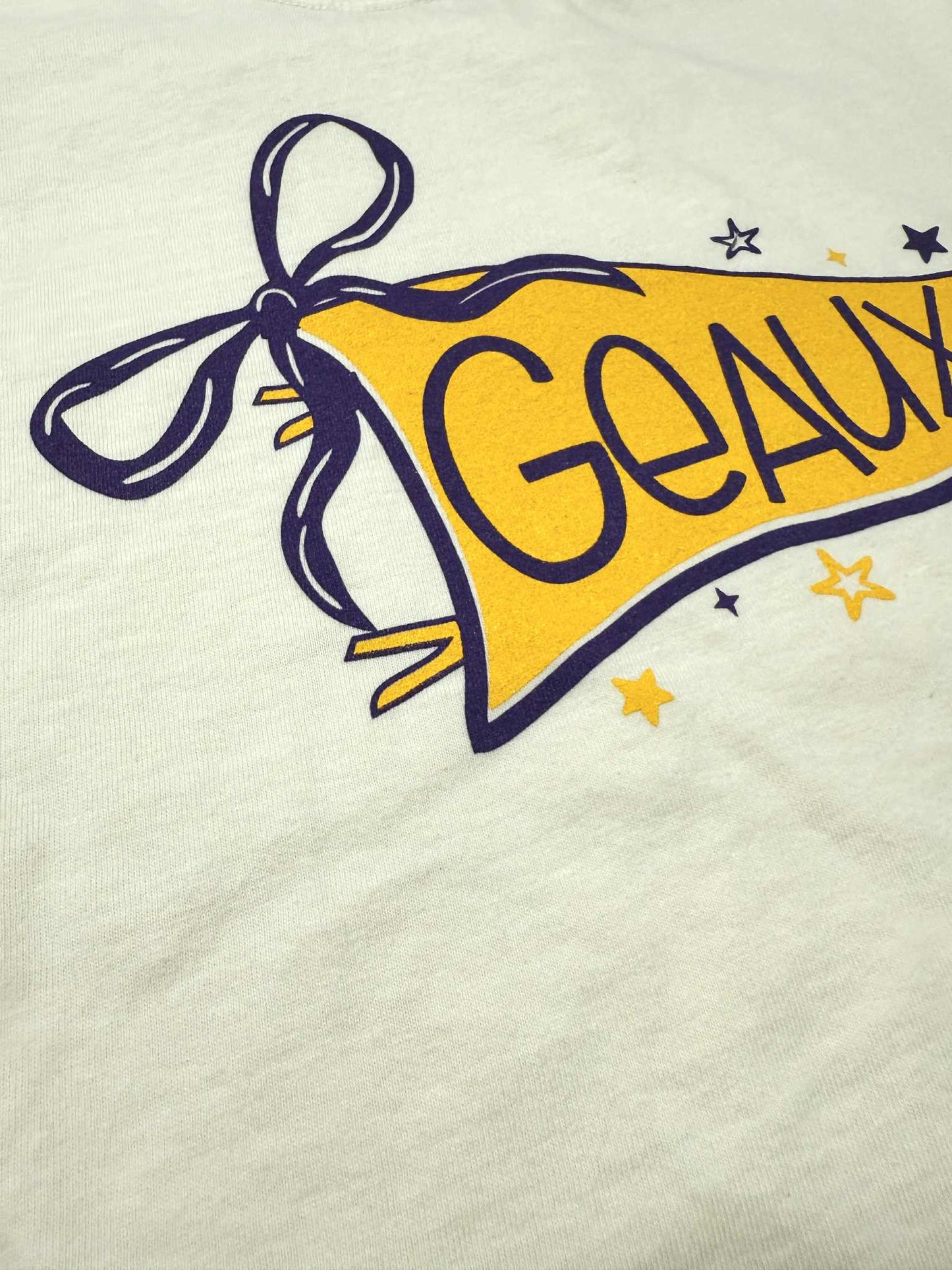 Geaux Pennant Crop