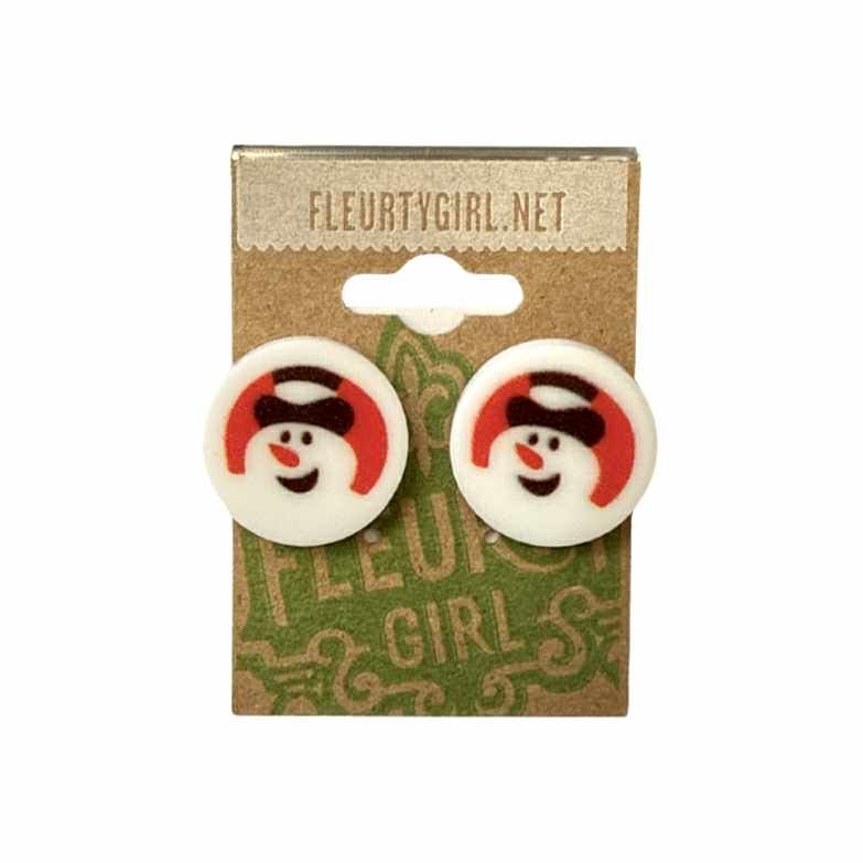 Christmas Sugar Cookie Stud Earring