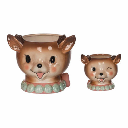 Vintage Reindeer Snack Bowl