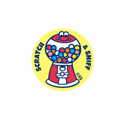 Bubble Gum Scratch & Sniff Stickers
