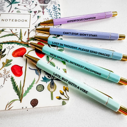 ADHD Girlie Pen Set