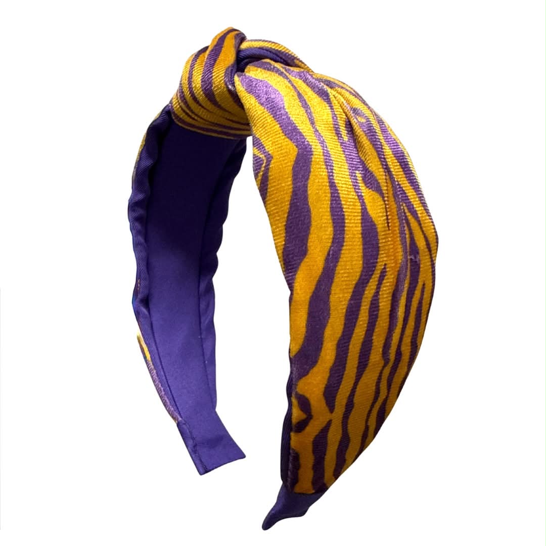 Tiger Stripe Knotted Headband